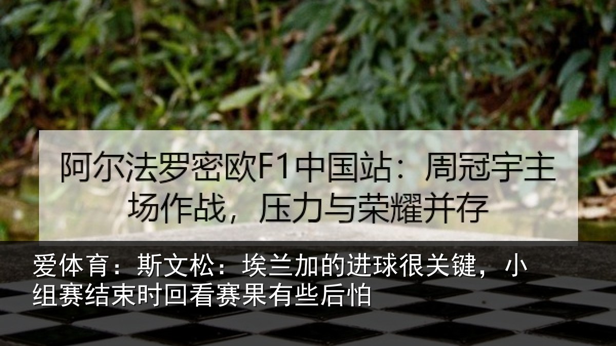 爱体育：斯文松：埃兰加的进球很关键，小组赛结束时回看赛果有些后怕